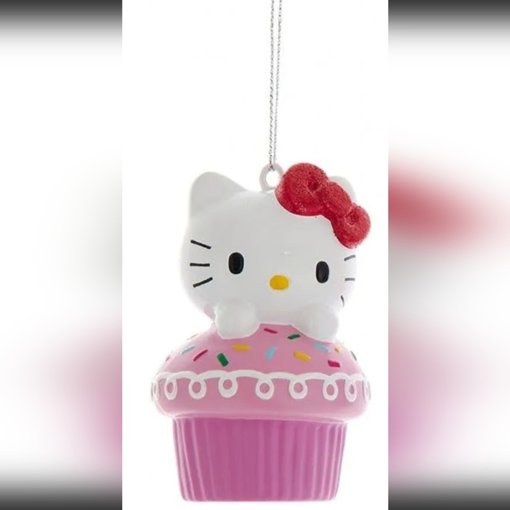 Hello Kitty Pink Cupcake Christmas Tree Ornament Offi cially Licensed By Kurt Al